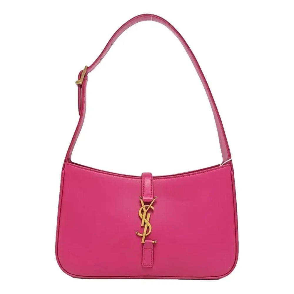 Yves Saint Laurent Fuchsia Shoulder Bag with Gold Accents